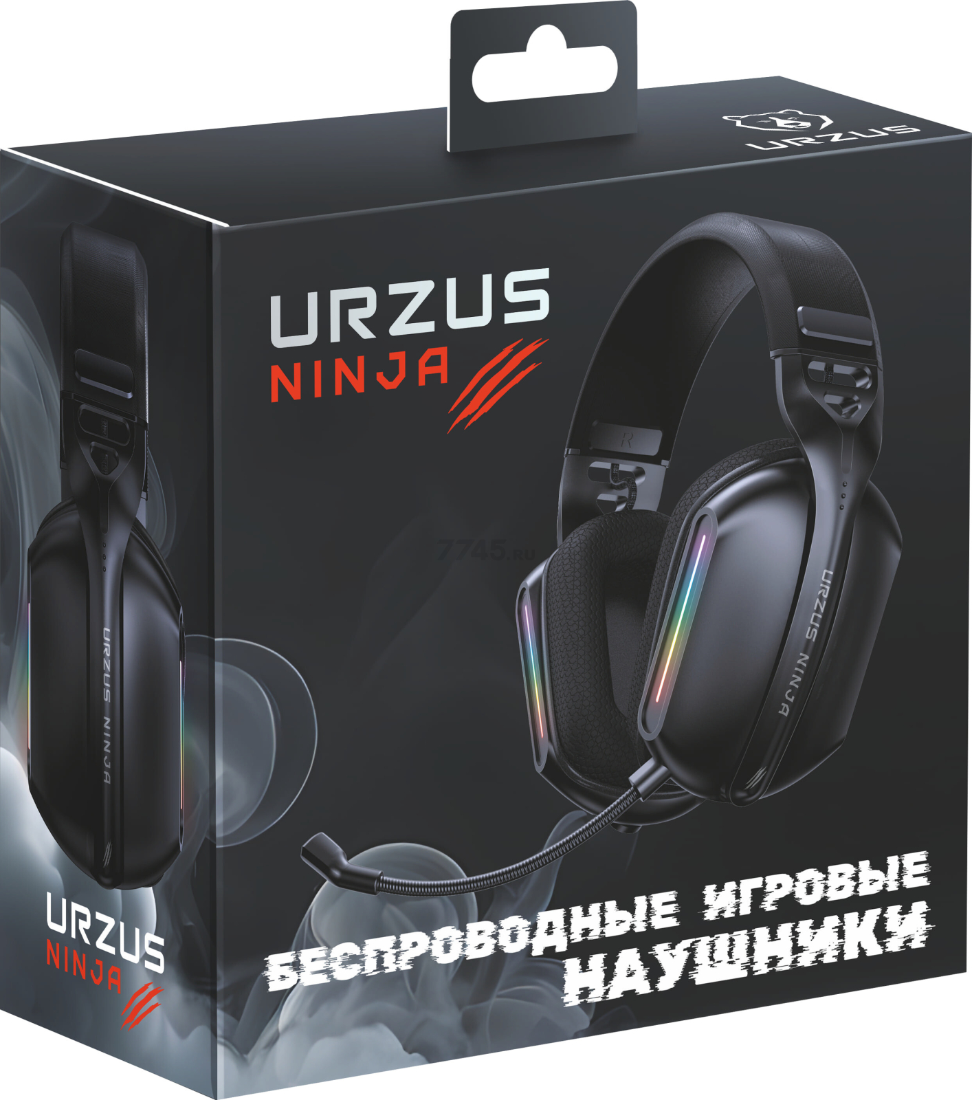 Наушники-гарнитура игровые беспроводные URZUS Ninja (UR-5524115) - Фото 18