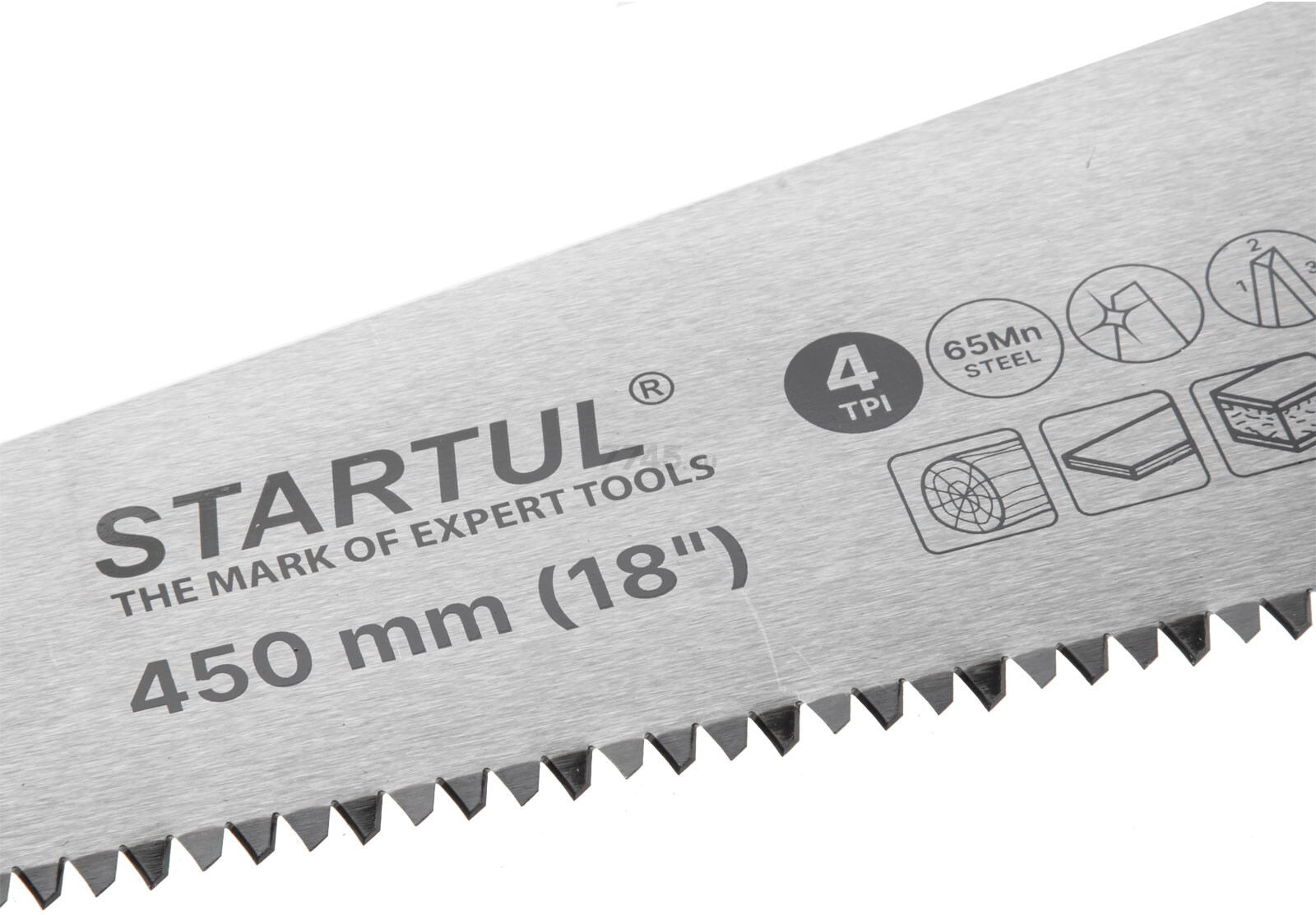 Ножовка по дереву 450 мм 4 TPI STARTUL Master (ST4240-45) - Фото 5