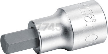 Головка 1/4" с насадкой HEX 2,5 мм TOPTUL (BCDA082E)