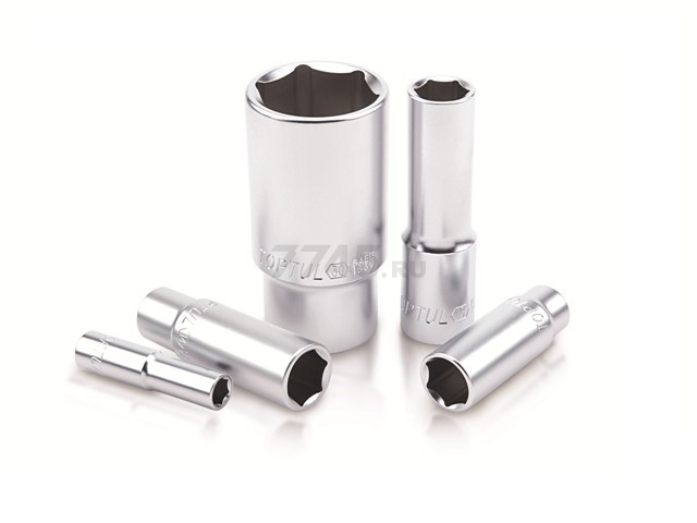 Головка 1/2" 10 мм 6 граней глубокая TOPTUL (BAEE1610)