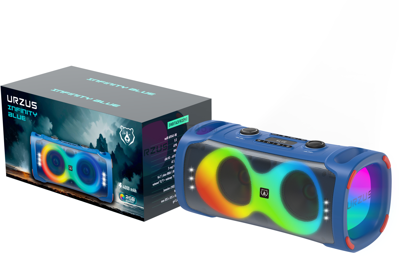 Портативная колонка URZUS Infinity UR-541116 - Фото 13
