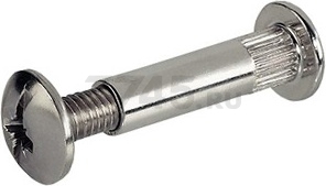 Винт-стяжка мебельный М4х27 мм никелированный STARFIX 10 штук (SMZ1-104026-10)