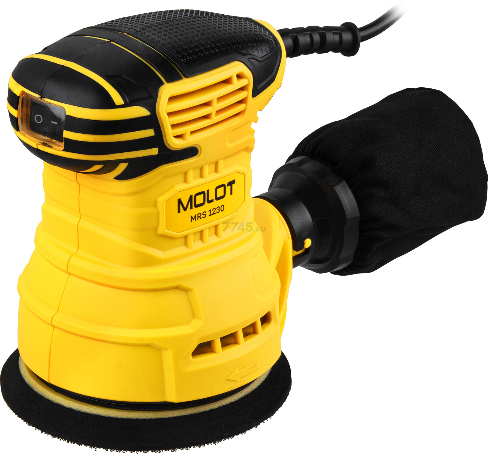Шлифмашина эксцентриковая (орбитальная) MOLOT MRS 1230 (1335778) - Фото 7