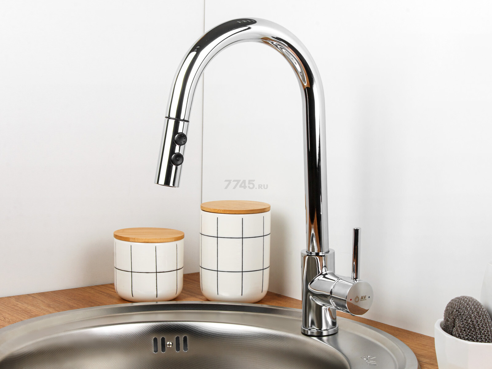 Смеситель для кухни AV ENGINEERING Tro хром (AVTRO1-10698CH) - Фото 10