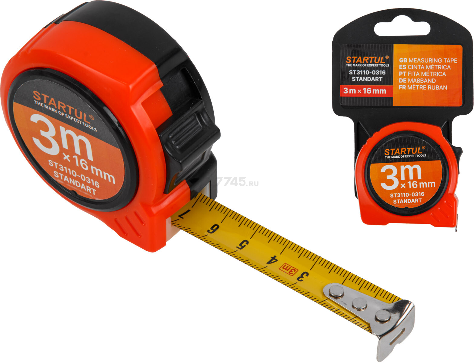 Рулетка 3 м STARTUL STANDART ST3110-0316 - Фото 4
