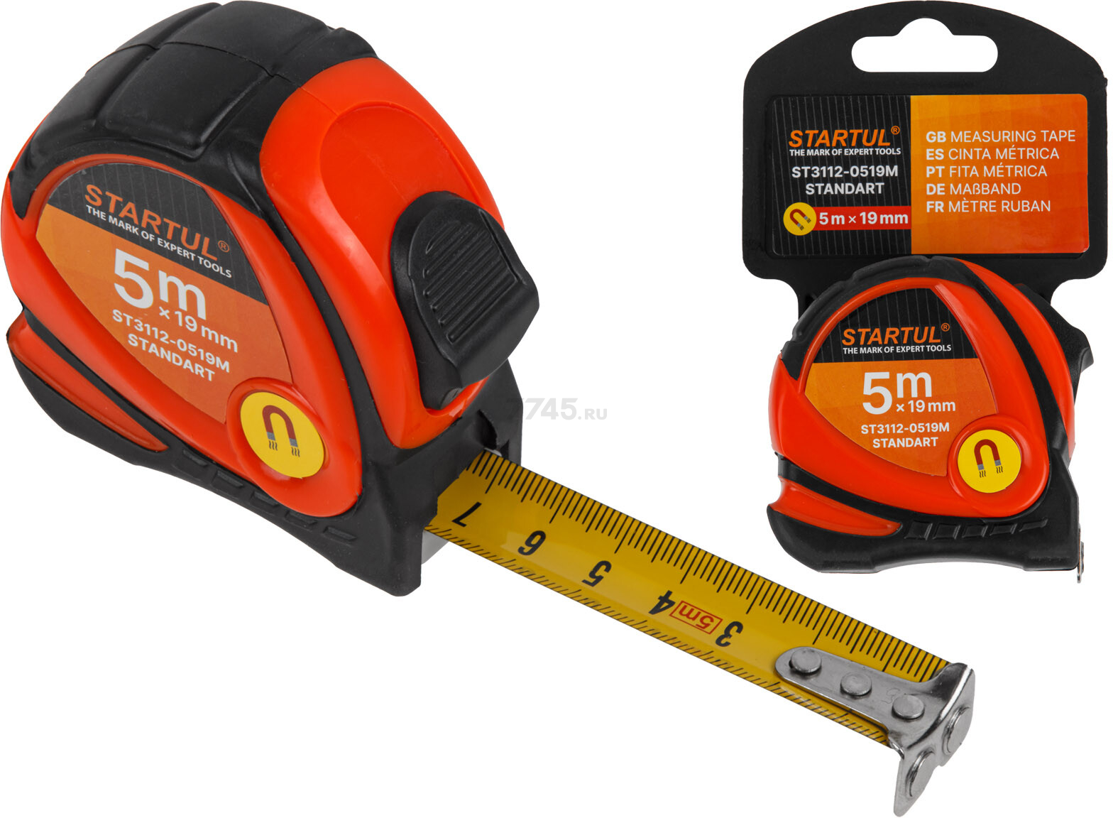 Рулетка 5 м STARTUL STANDART ST3112-0519M - Фото 4