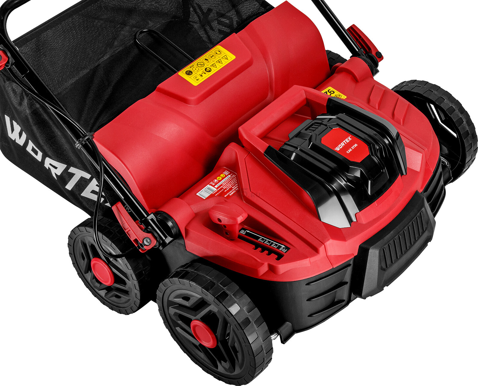 Аэратор-скарификатор для газона аккумуляторный WORTEX CAE 3736 ALL1 XLT SET (1334877) - Фото 13