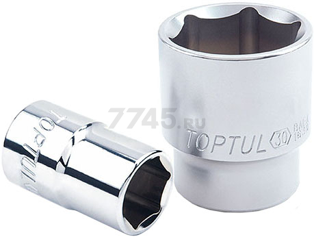 Головка 1/2" 8 мм 6 граней TOPTUL (BAEA1608)