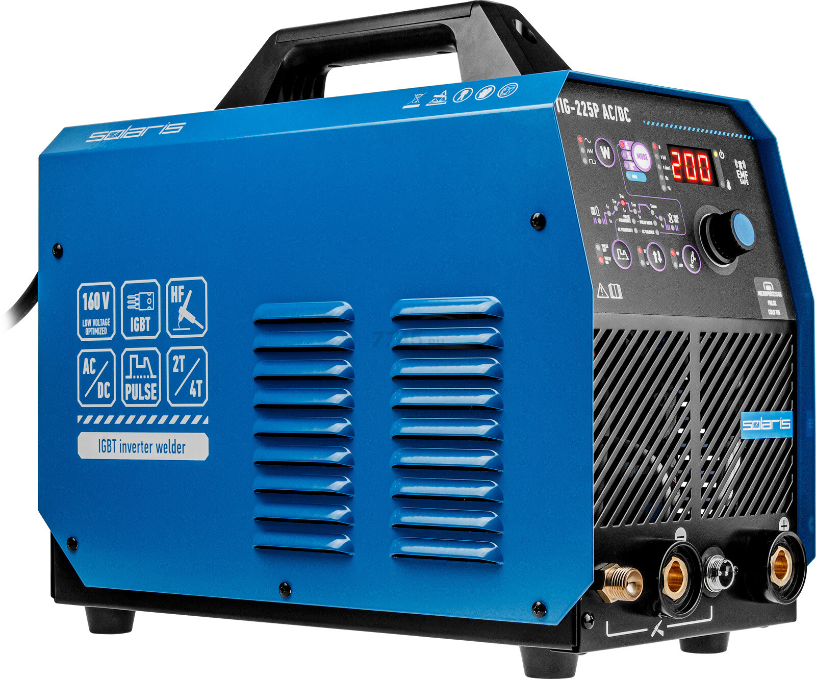 Инвертор сварочный SOLARIS TIG-225P AC/DC (SL5718-8) - Фото 8