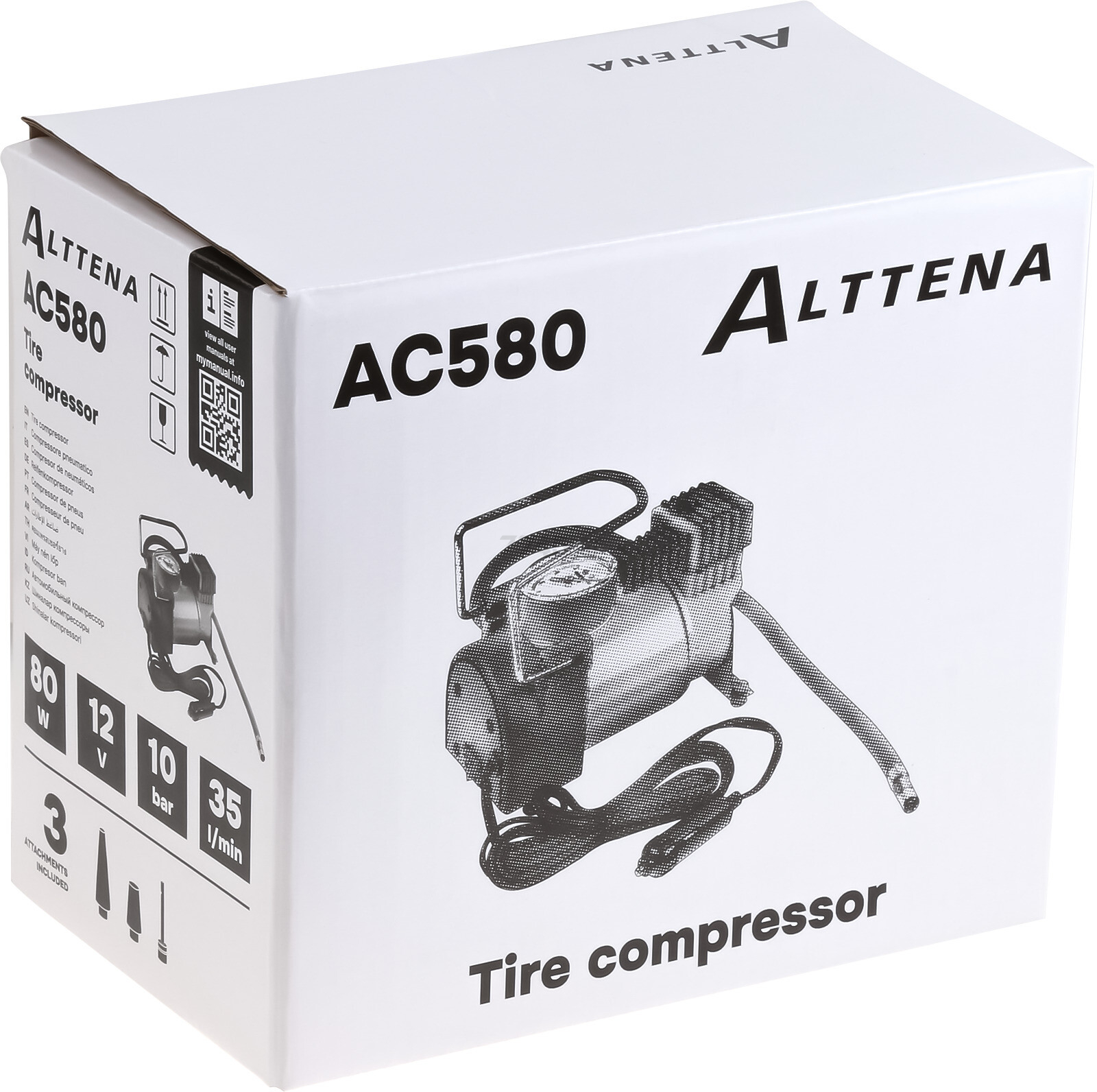 Компрессор автомобильный ALTTENA AC580 (206100) - Фото 16