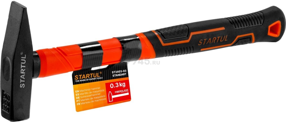 Молоток слесарный 0,3 кг STARTUL Standart (ST2403-03) - Фото 4