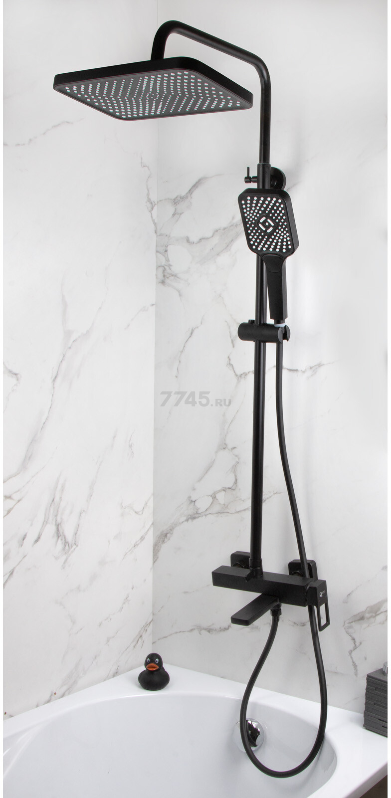 Душевая стойка ECONOCE серия 810 черный (EC0812BL) - Фото 9
