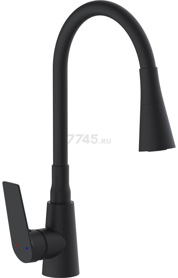 Смеситель для кухни ECONOCE серия 800 черный (EC0804BL)