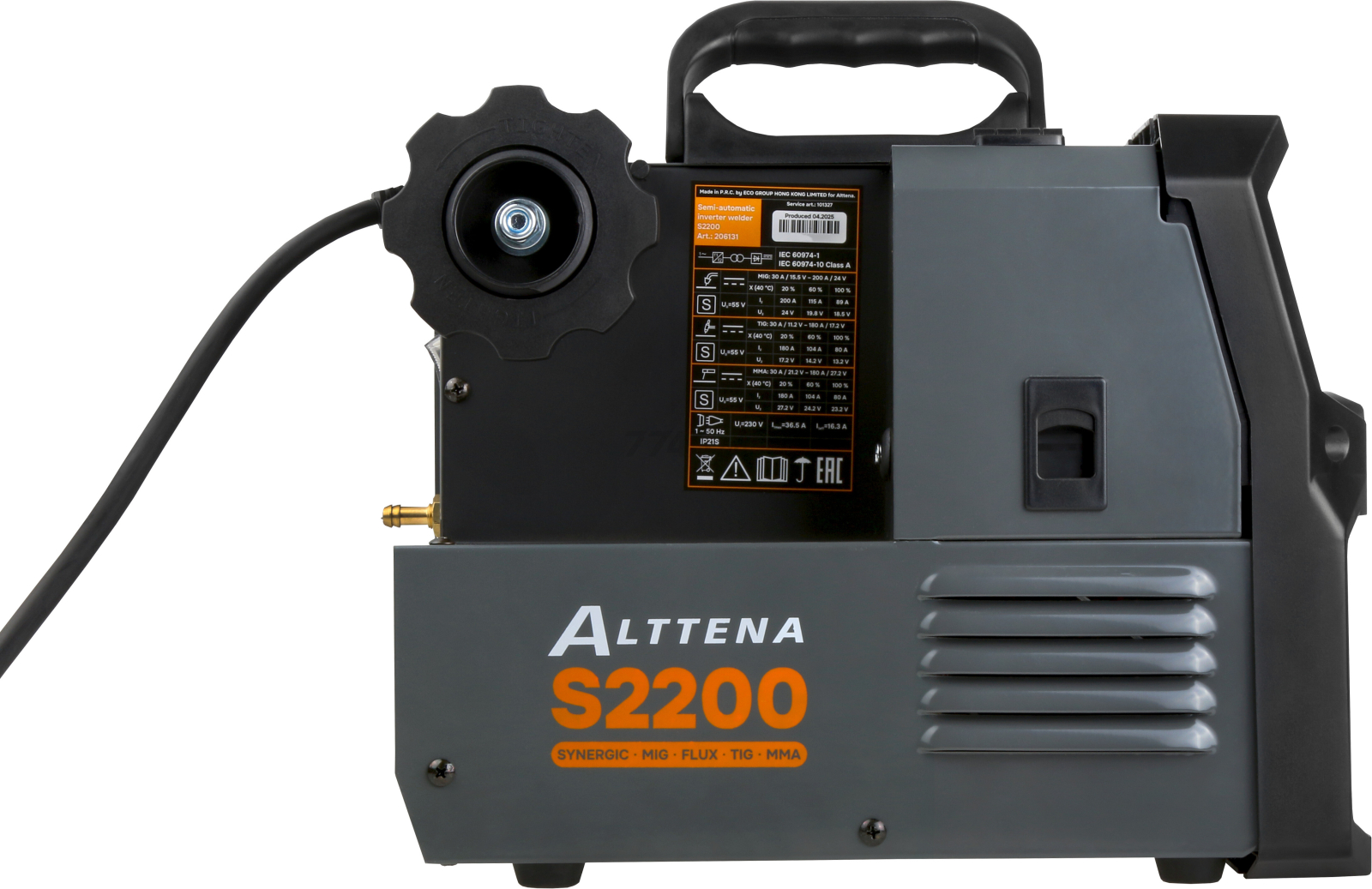 Полуавтомат сварочный ALTTENA S2200 (206131) - Фото 13