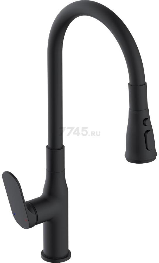 Смеситель для кухни ECONOCE D35 серия 710 черный (EC0713BL)