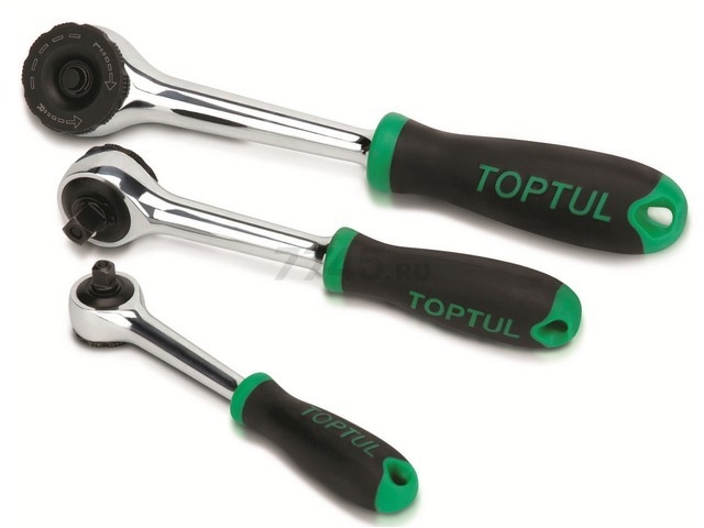 Трещотка 1/2" безредукторная 265 мм TOPTUL (CJBT1627)