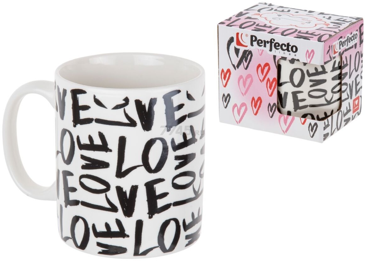 Кружка керамическая PERFECTO LINEA Love-1 350 мл (30-062613)