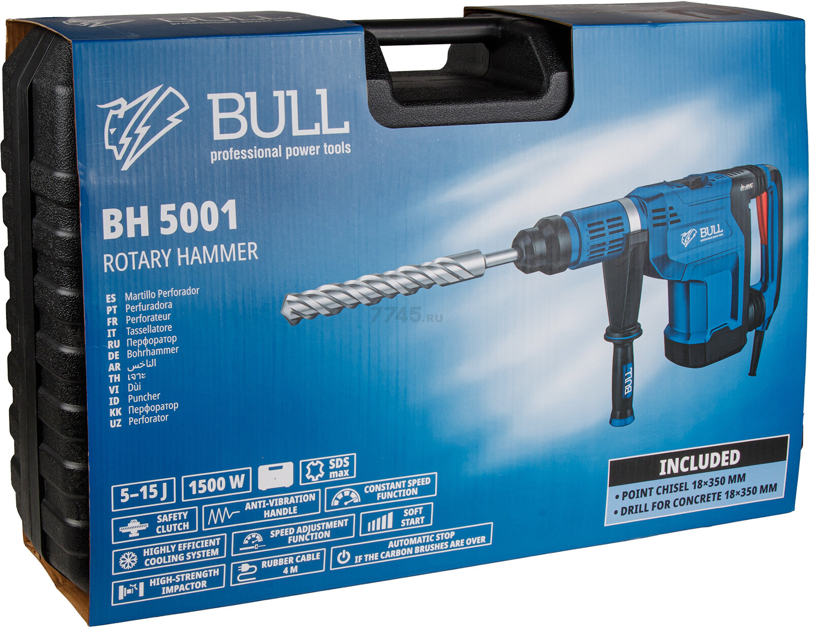 Перфоратор BULL BH 5001 (1333955) - Фото 16