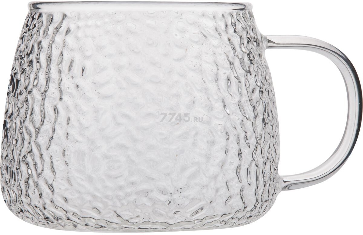 Кружка стеклянная PERFECTO LINEA Symphony Clear 450 мл (30-004502) - Фото 2