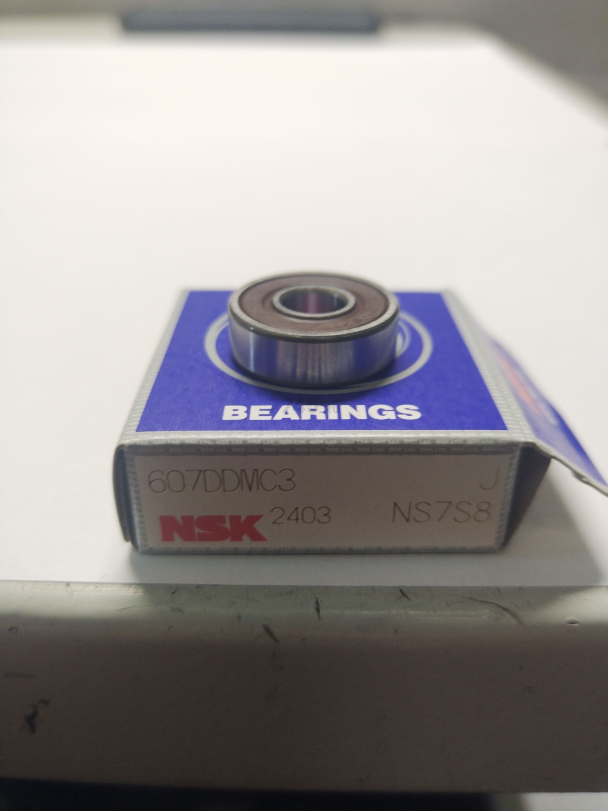 Подшипник шариковый NSK 607-2RS (180017) (00-00011362) - Фото 2