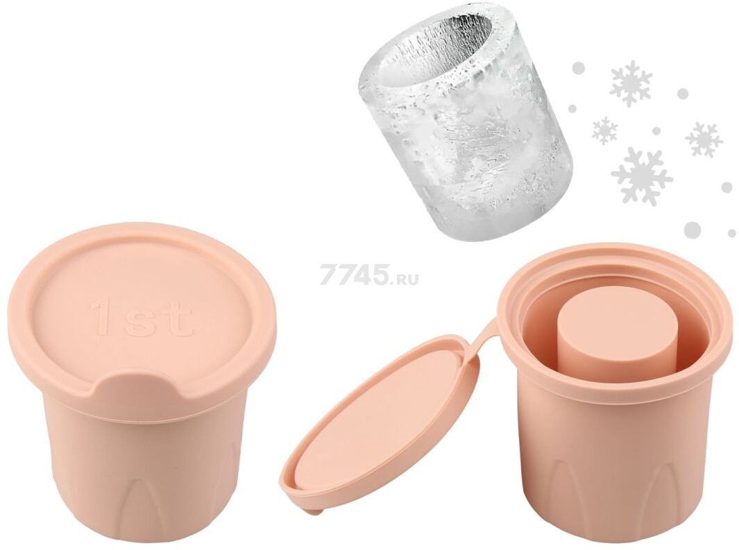 Термокружка c трубочкой PERFECTO LINEA Styley delicate rose 1,18 л (27-120011) - Фото 5