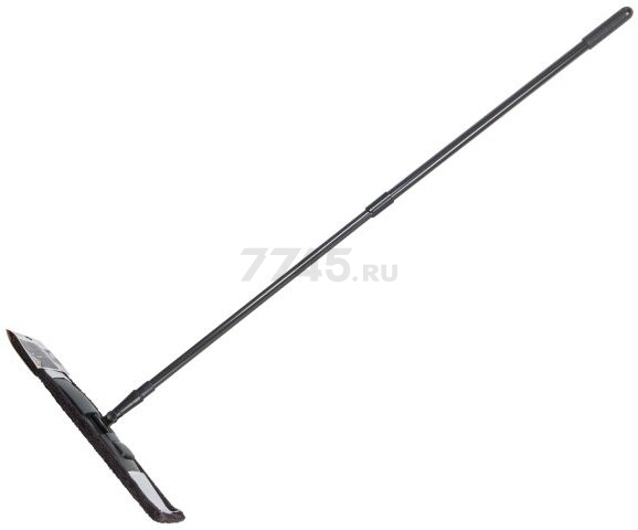 Швабра для пола PERFECTO LINEA с насадкой из микрофибры черная (43-435141) - Фото 10