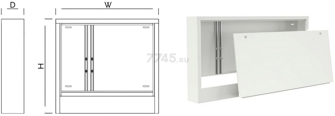 Шкаф коллекторный наружный 04 AV Engineering (AVEMC104)