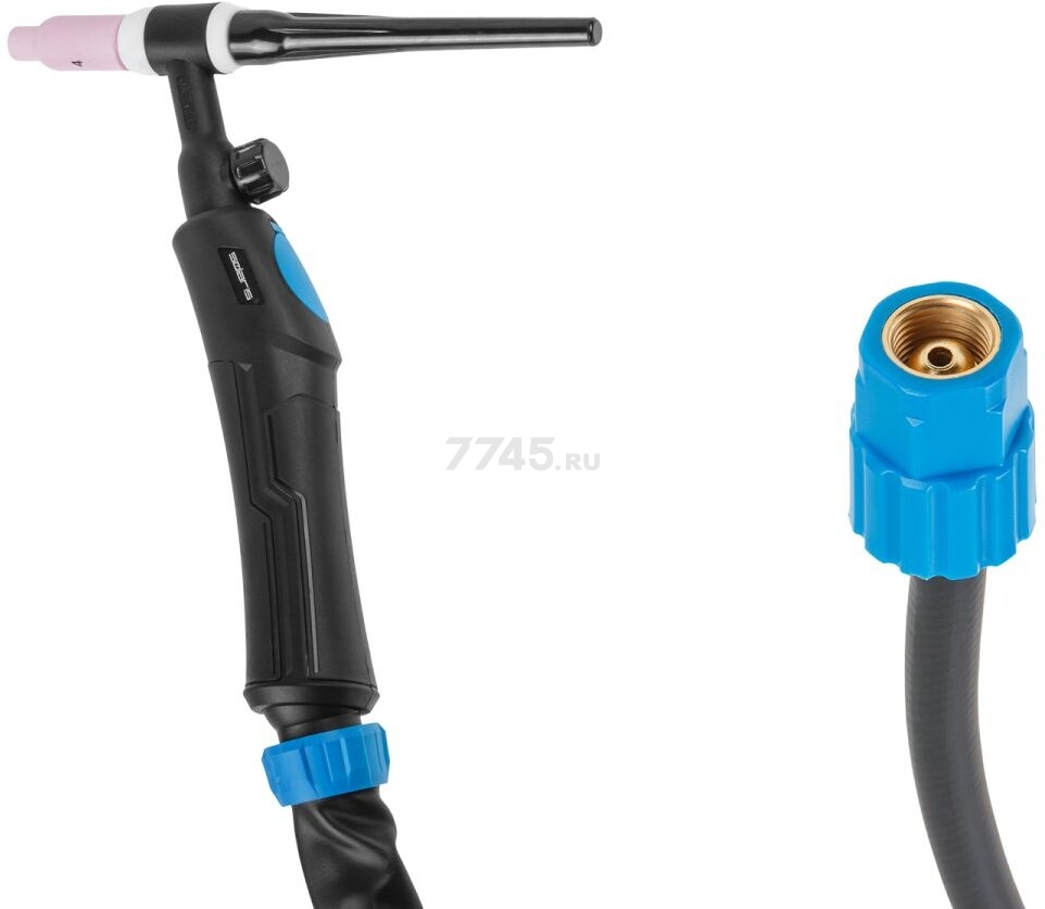Горелка сварочная SOLARIS TIG WGT-17V 8 м 120 А (SL5715-2)