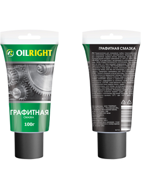 Смазка графитная для тяжелонагруженных механизмов OILRIGHT 100 г 