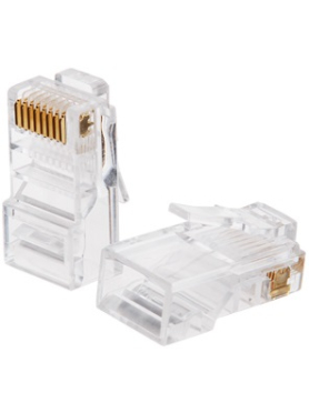 Коннектор RJ-45 8P8C CAT 5e ЮПИТЕР 100 штук 