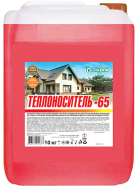Теплоноситель ECOTHERM (-65С) 10 кг