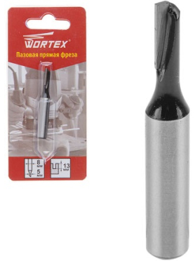 Фреза по дереву пазовая прямая 5х12,7х51 мм WORTEX 