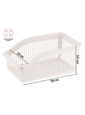 Корзина для хранения вещей PERFECTO LINEA Klinko нежно-розовая 26х15х12 см 