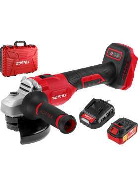 Шлифмашина угловая аккумуляторная WORTEX LX CAG 1812-1 E XLT SET 