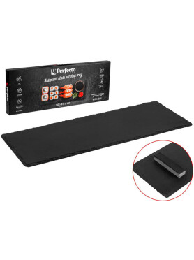 Блюдо из сланца на ножках PERFECTO LINEA 48x17 см 