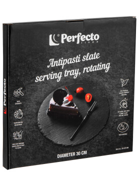 Блюдо из сланца вращающееся PERFECTO LINEA d30 см 
