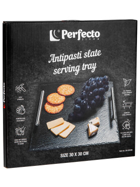 Блюдо из сланца с ручками PERFECTO LINEA 30х30 см 