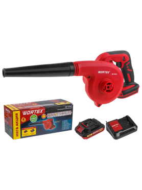 Воздуходувка-пылесос аккумуляторная WORTEX BB 1518 D XLT SET 