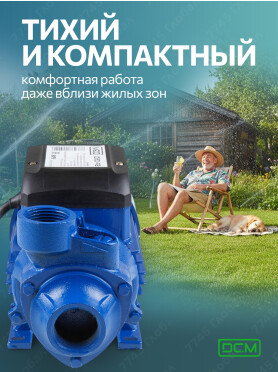Насос самовсасывающий садовый DGM BP-05D