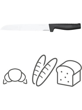 Нож для хлеба FISKARS Hard Edge 22 см 