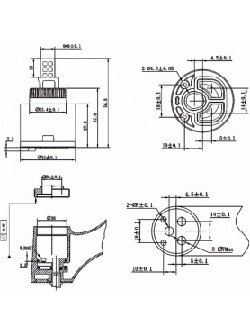 Картридж для смесителя AV ENGINEERING тип B-S