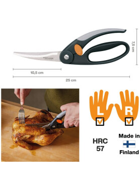 Ножницы для птицы FISKARS FF 25 см 
