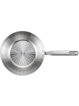Сковорода ВОК из нержавеющей стали 28 см FISKARS All Steel Pure 