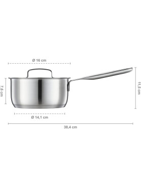Сотейник из нержавеющей стали 1,5л FISKARS All Steel 