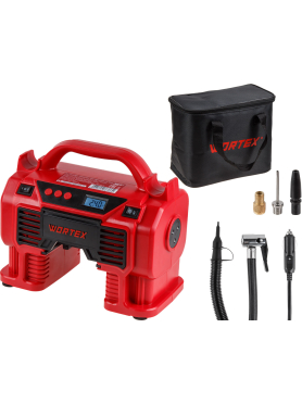 Компрессор автомобильный аккумуляторный WORTEX CTI 1810 ALL1 XLT SOLO 