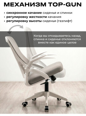Компьютерное кресло KEIZEN Umi Gray 