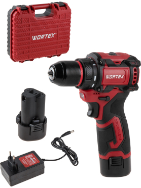 Дрель-шуруповерт аккумуляторная WORTEX BD 1213-1 Dli 