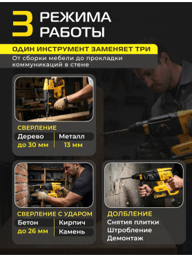 Перфоратор аккумуляторный MOLOT CRH 1814 XLT Lite