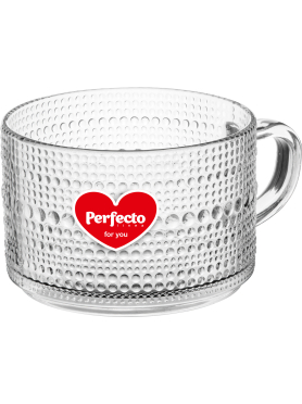 Кружка стеклянная PERFECTO LINEA Crystal charm 400 мл 